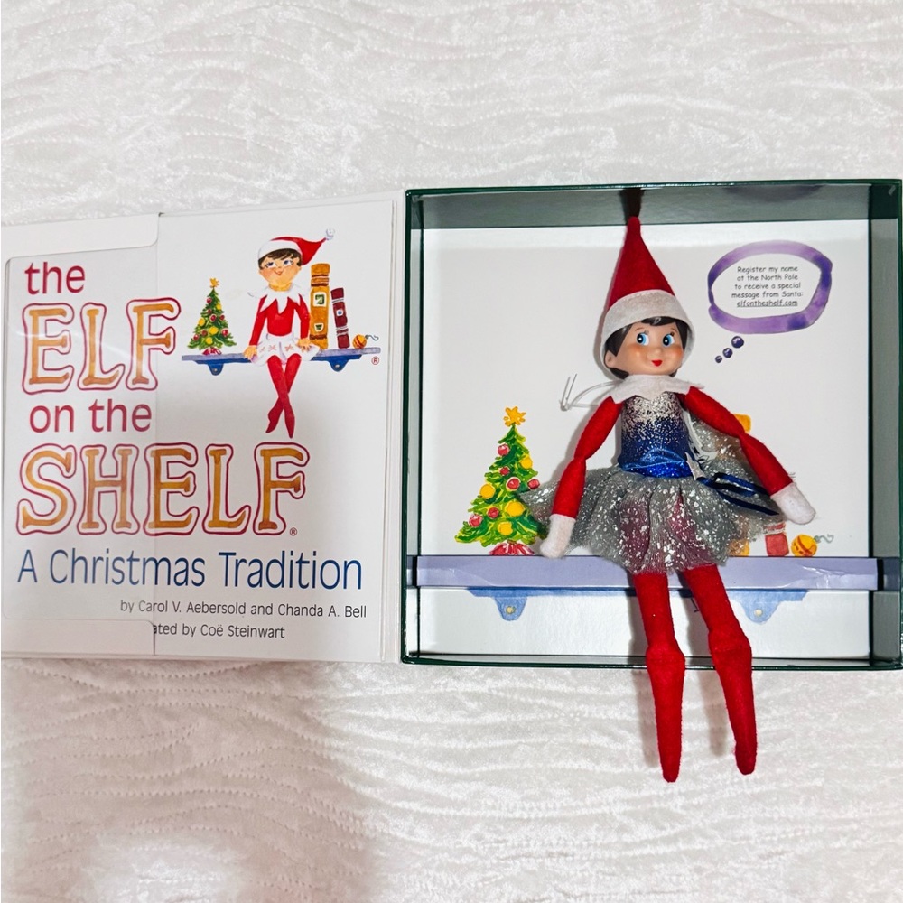 Elf on the Shelf with Book